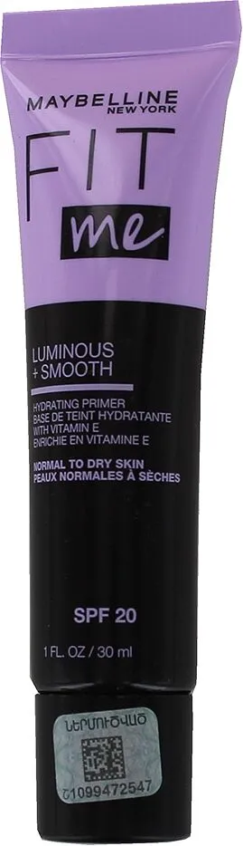 Hydrating primer "Maybelline Fit Me" 30ml