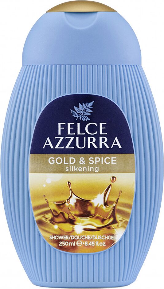 Shower gel "Felce Azzurra Gold & Spice" 250ml
