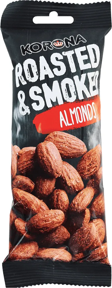 Smoked almonds "Korona" 70g
