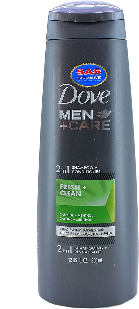 Շամպուն-կոնդիցիոներ «Dove Men+Care» 355մլ
