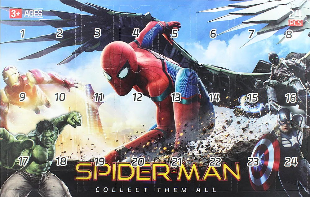 Toy "Spider Man Collect Them All Calendar"