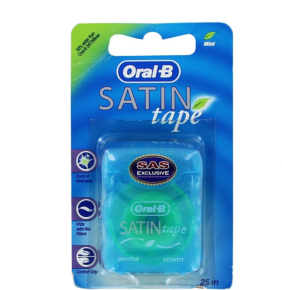 Ատամի թել «Oral B Satin Tape» 