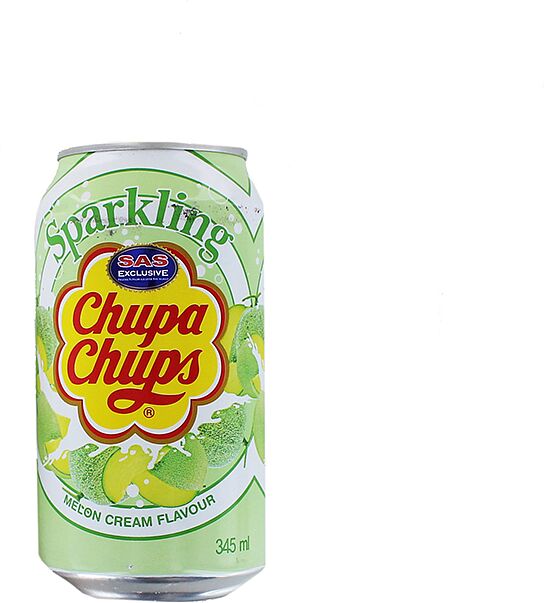 Զովացուցիչ գազավորված ըմպելիք«Chupa Chups» 345մլ Սեխ և Սերուցք