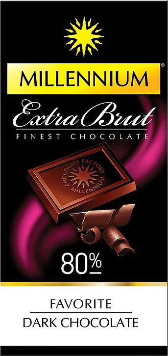 Chocolate collection "Millenium Extra Brut" 100g