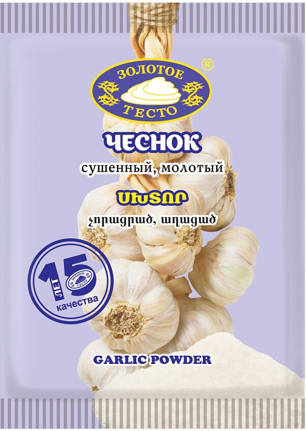 Garlic powder  "Zolotoe testo" 15g