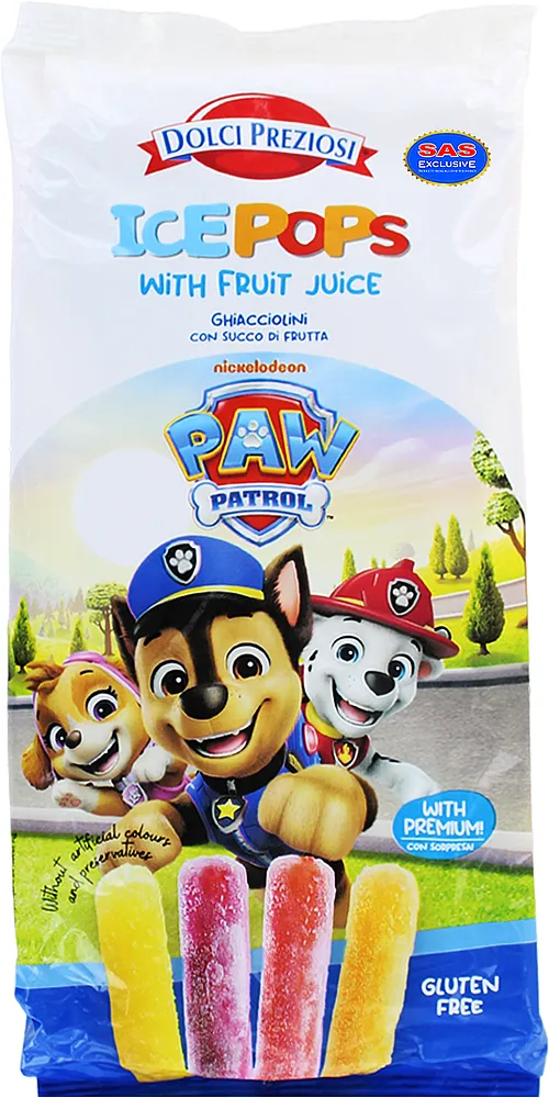 Popsicle "Dolchi Preziosi Paw Patrol" 400ml
