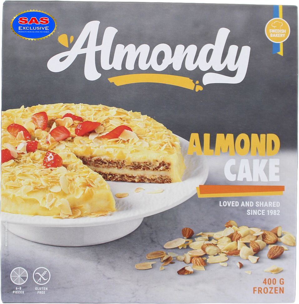 Frozen cake "Almondy" 400g