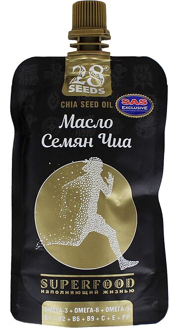 Масло семян чиа "28 Seeds" 100мл