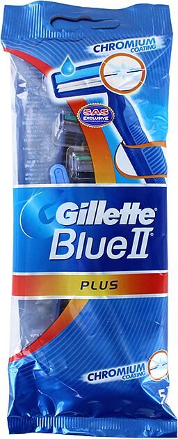 Набор станков для бритья "Gillette Blue ll" 5шт.