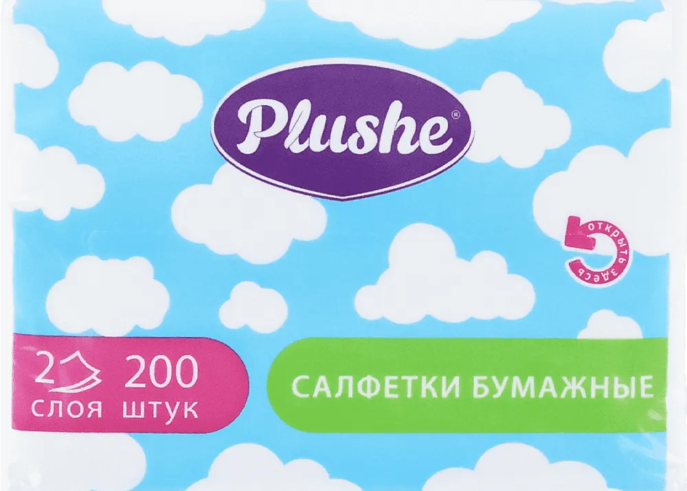 Անձեռոցիկ «Plushe» 200 հատ

