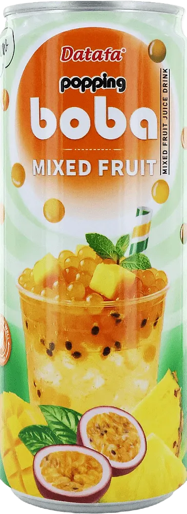 Fruit flavored juice drink "Datafa Popping Bobba Mixed Fruit'' 330ml

