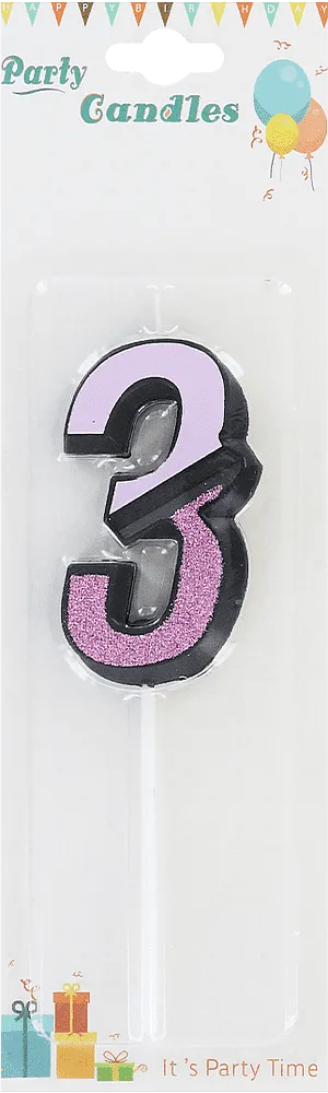 Մոմ ծննդյան «Party Candles» N3
