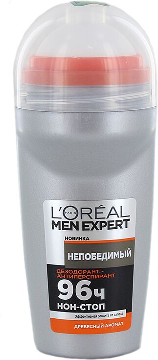Antiperspirant roll-on "L'Oreal Paris Men Expert" 50ml