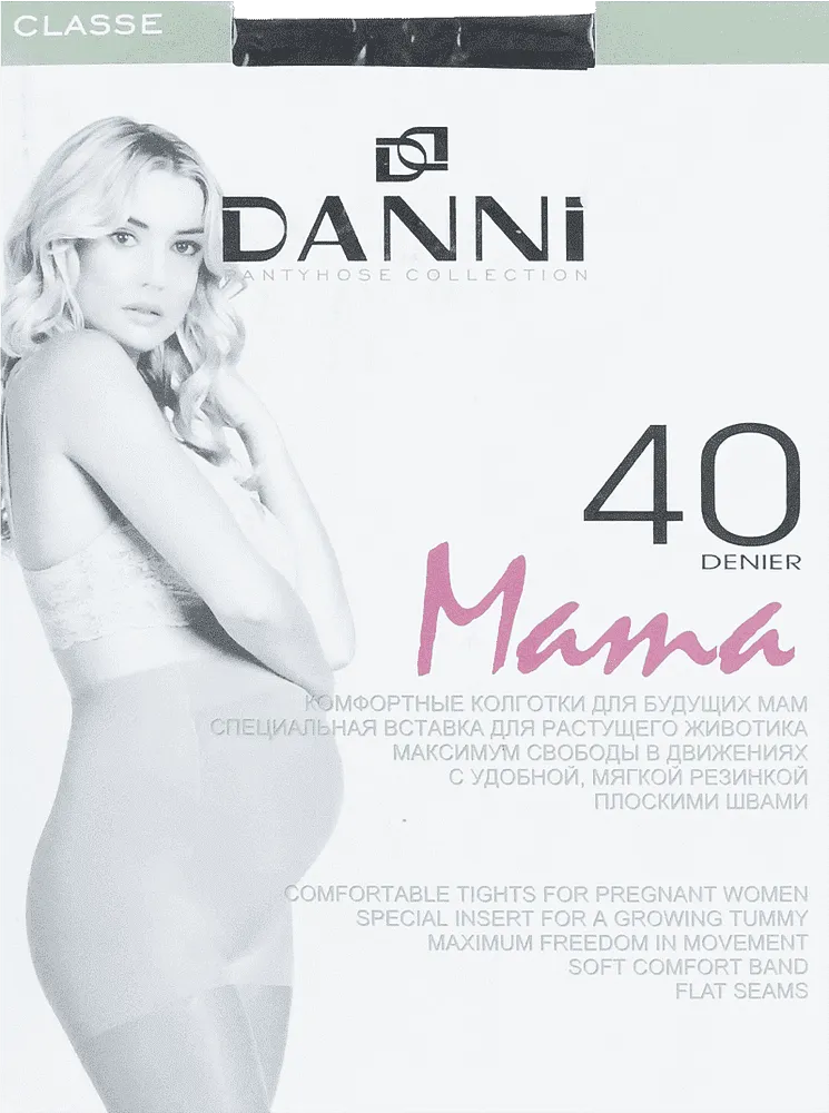 Զուգագուլպա սև հղիների «Danni Mama Classe 40 Den N3»

