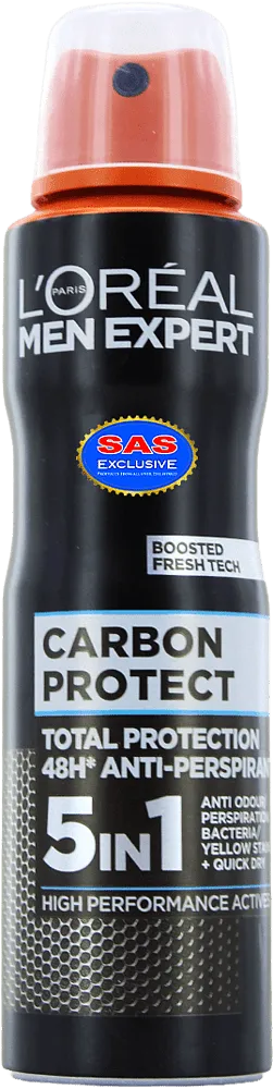 Antiperspirant - deodorant "Loreal Men Expert Carbon Protect" 150ml
