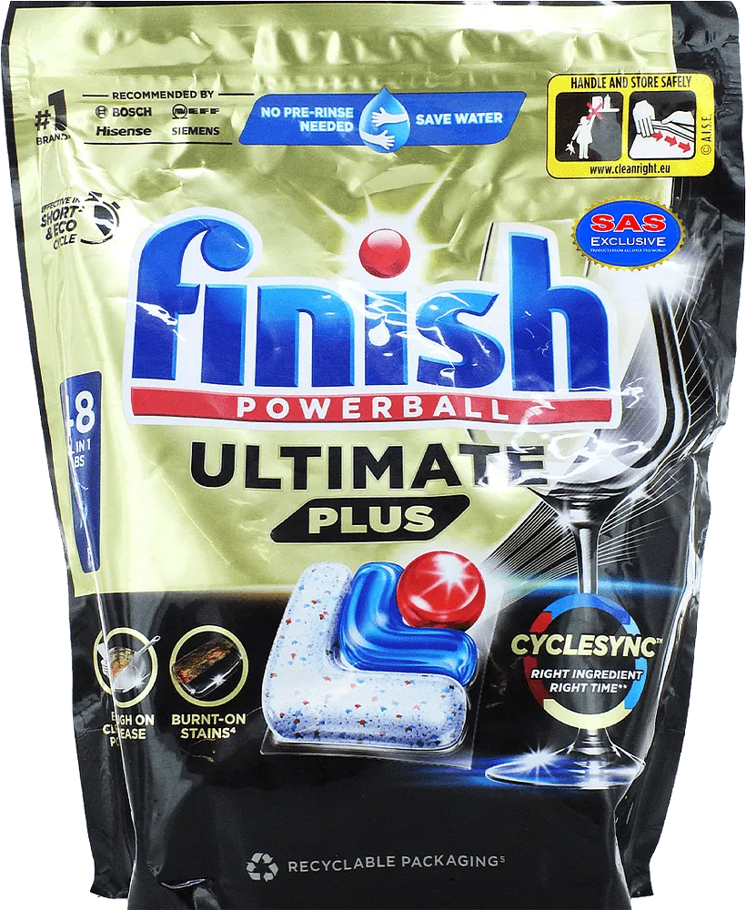 Capsules for dishwasher use "Finish Powerball Ultimate Plus" 48 pcs
