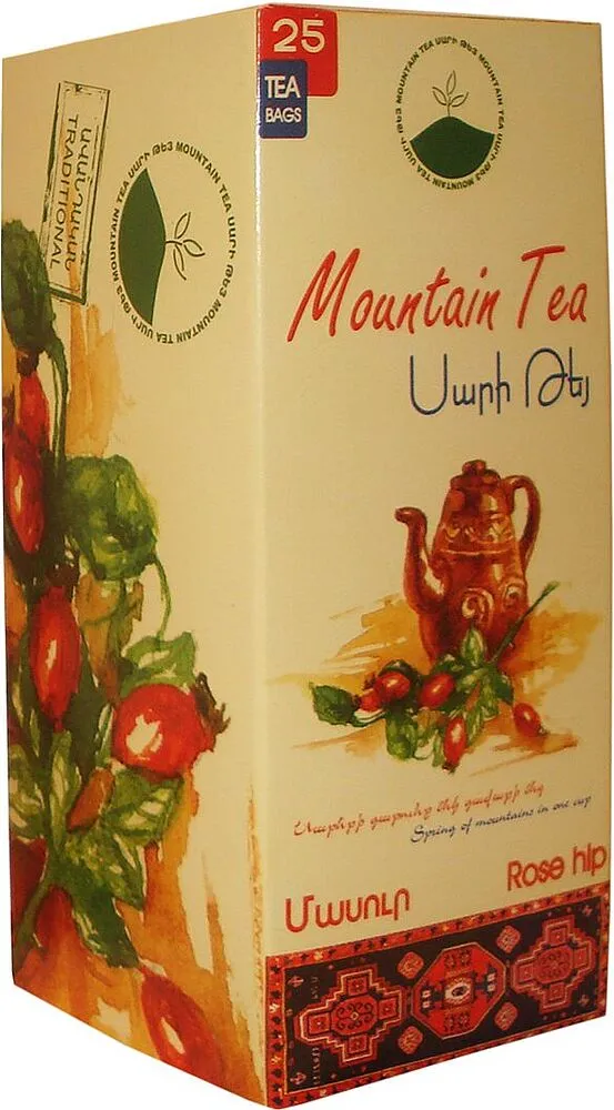 Herbal tea "Mountain tea Rosehip" 25*2g