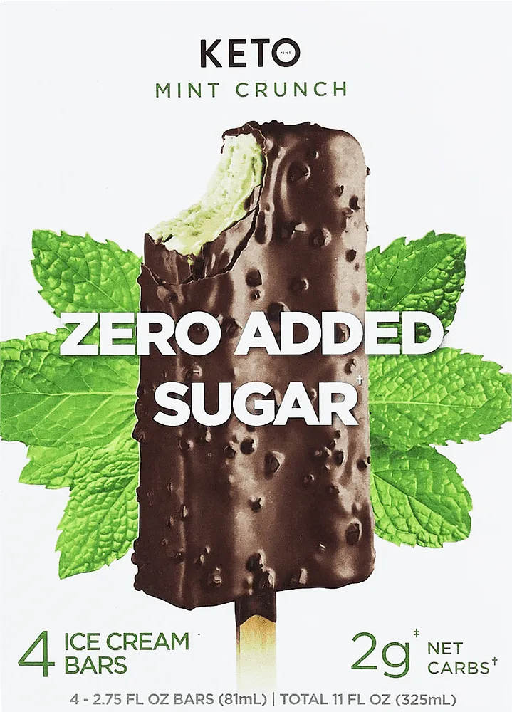 Պաղպաղակ անանուխի «Keto Mint Crunch Zero Sugar» 325մլ