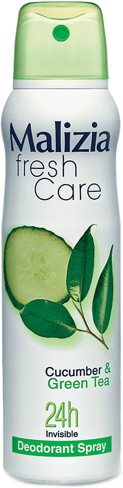 Дезодорант аэрозольный ''Malizia Care Cucumber & Green tea' 150мл  