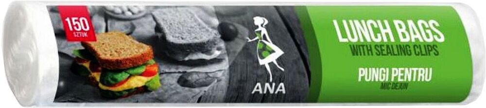 Սննդի պահպանման տոպրակներ «Anna» 150 հատ
