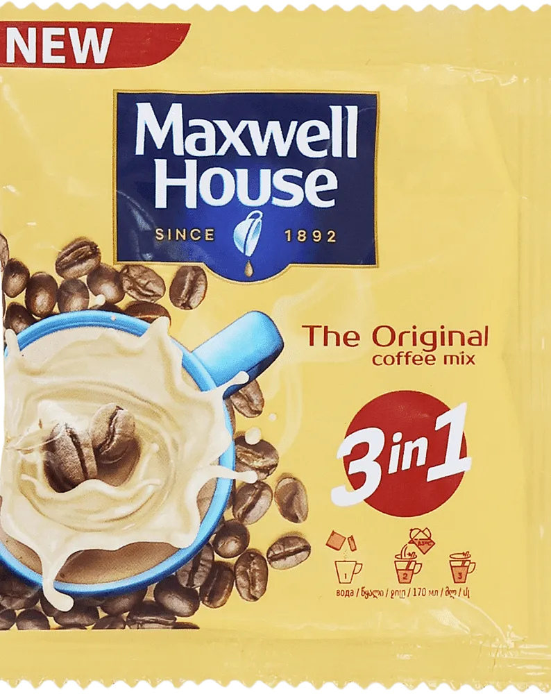 Սուրճ լուծվող «Maxwell House 3 in 1» 18գ