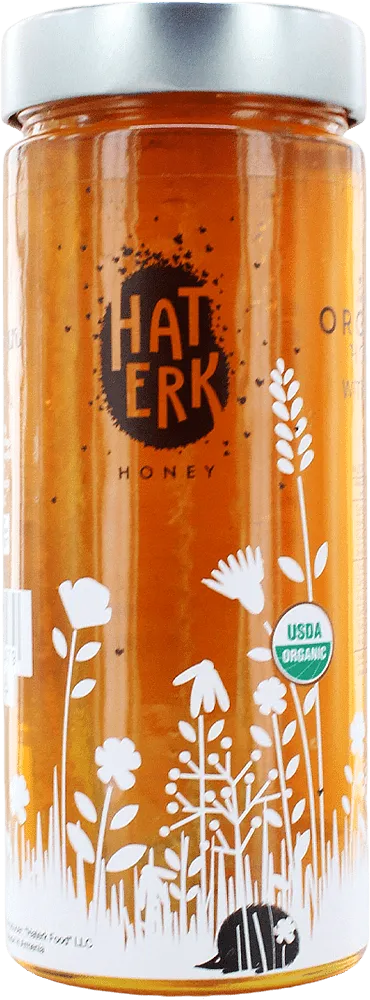 Honey with comb "Haterk Organic 5" 850g
