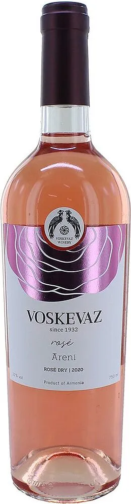 White wine "Voskevaz Rose Areni" 0.75l
