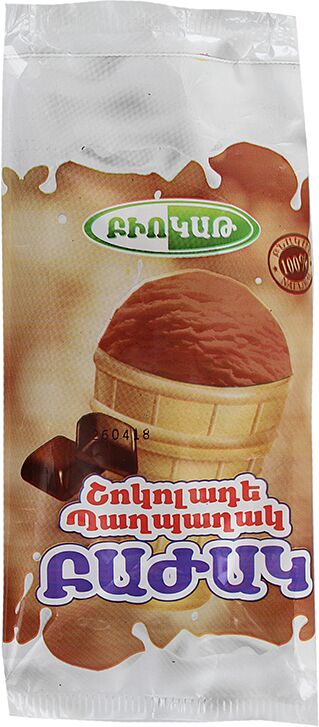 Պաղպաղակ շոկոլադե «Բիոկաթ» 60գ
