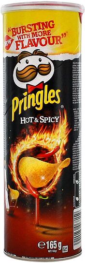 Չիպս կծու «Pringles Hot & Spicy» 165գ 