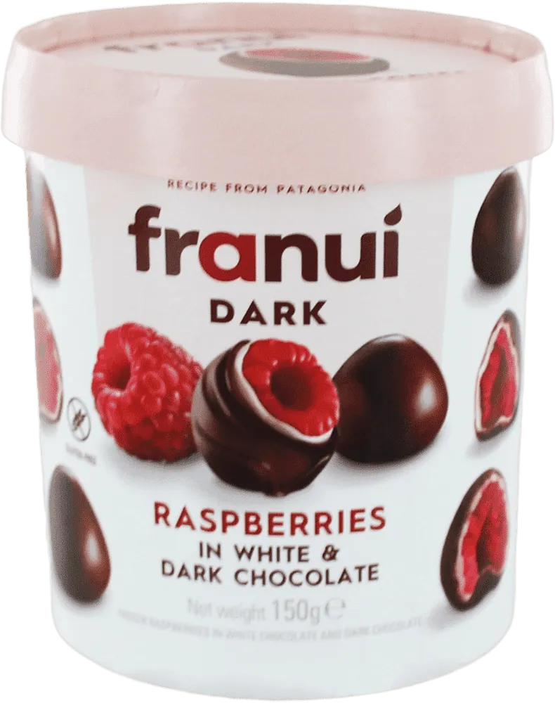 Frozen raspberries in chocolate "Franui Raspberries" 150g