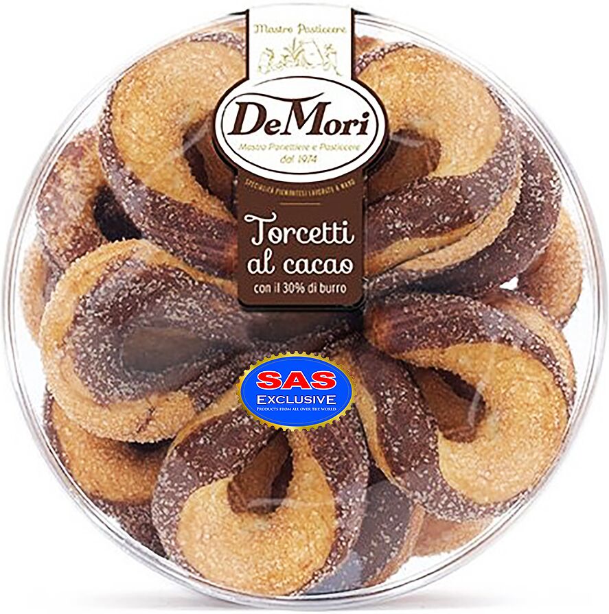Cookies with cocoa "De Mori Torcetti" 300g