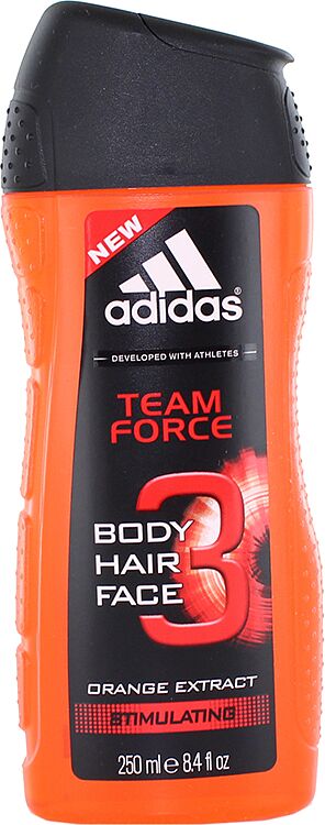 Shower gel "Adidas Team Force" 250ml