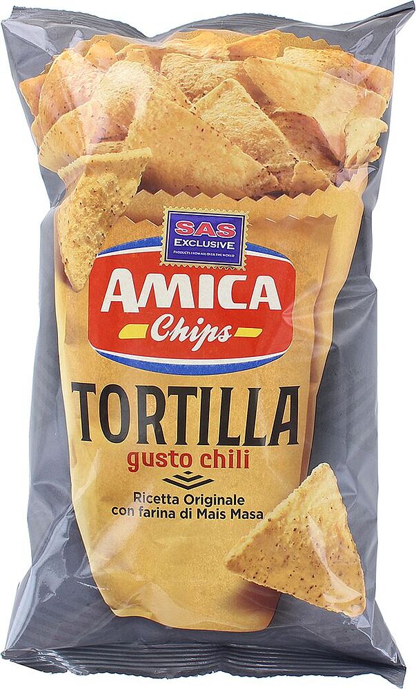 Chili chips "Amica Tortilla" 200g 