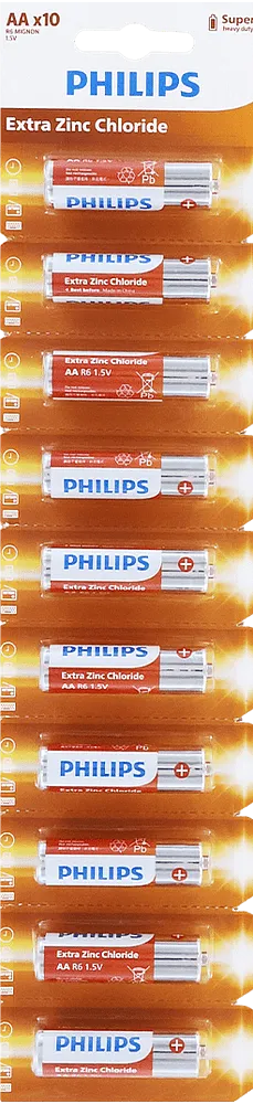 Battery "Philips AA R6" 1 pcs
