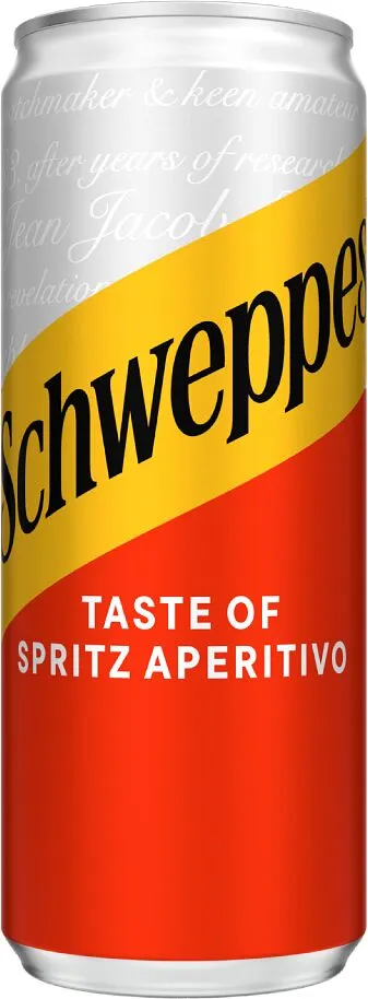 Refreshening carbonated drink with aperitivo flavor " Schweppes" 0.33l 
