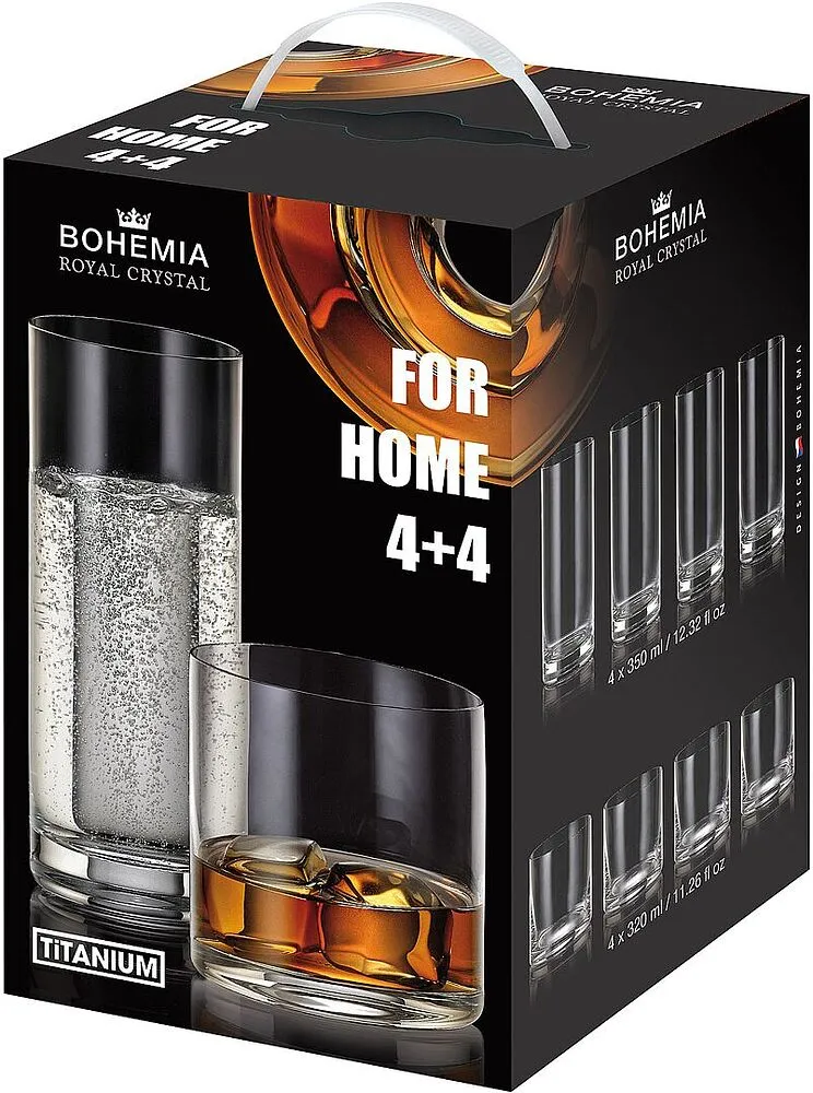 Glass "Bohemia Royal" 8 pcs
