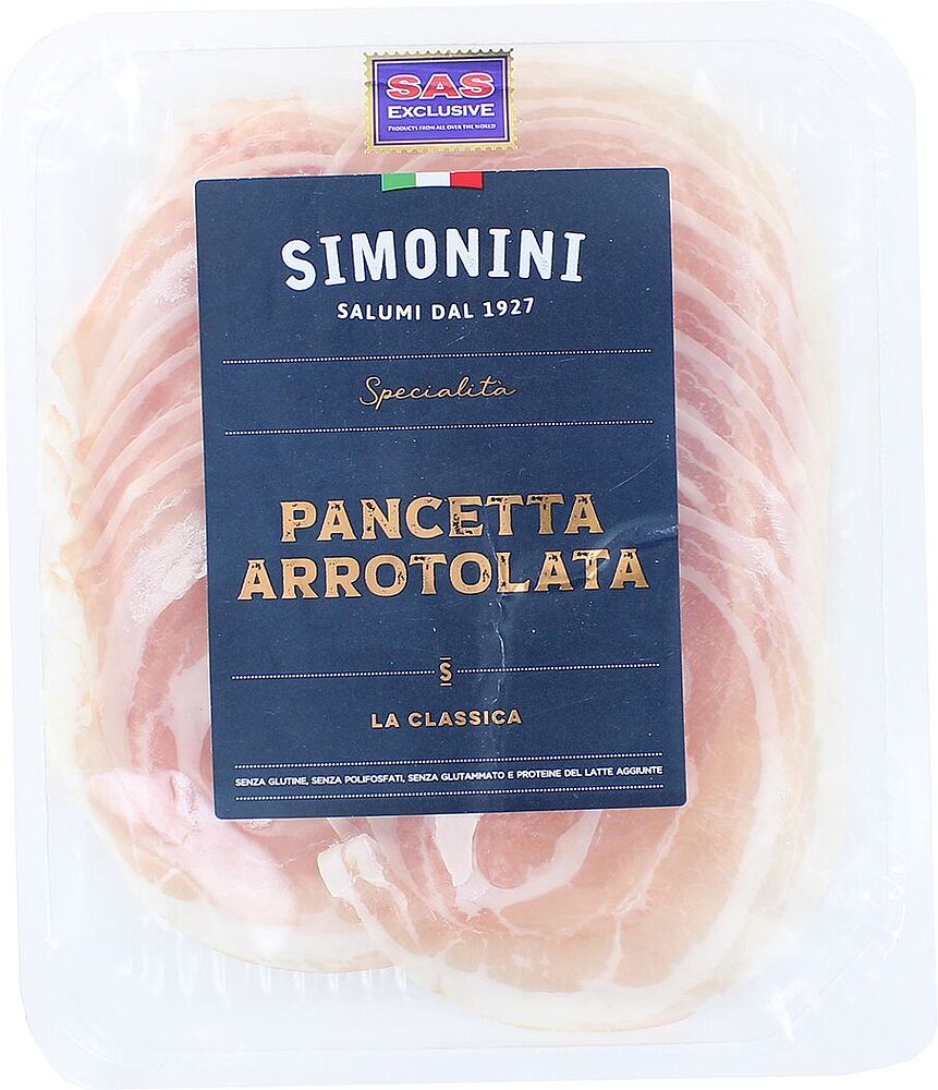 Sliced pancetta 