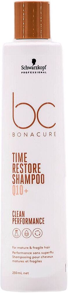 Shampoo "Schwarzkopf BC Time Restore Q10+" 250ml
