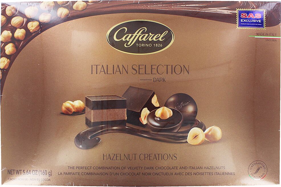 Chocolate candies collection "Caffarel Hazelnut Creations" 160g