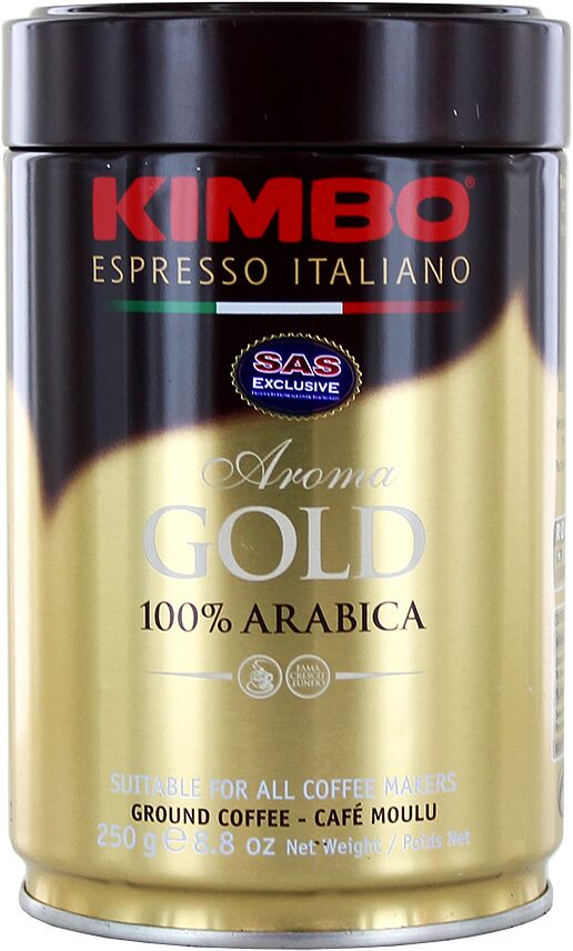 Coffee espresso "Kimbo Aroma Gold" 250g