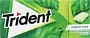 Mint flavored chewing gum "Trident Spearmint" 14g