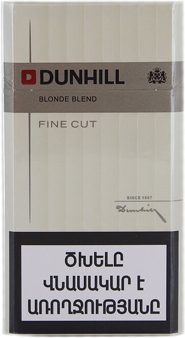 Cigarettes "Dunhill Fine Cut White"  