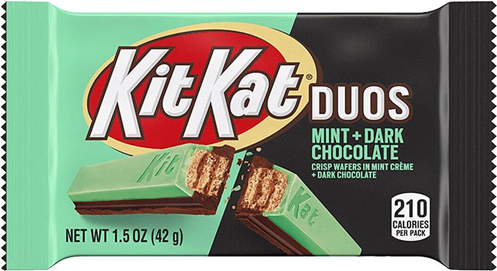 Շոկոլադե կոնֆետներ «Kit Kat Duos» 42գ
