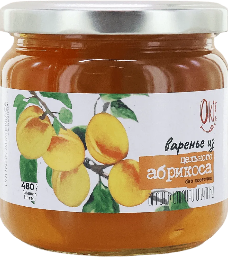 Apricot preserve "Oki" 480g
