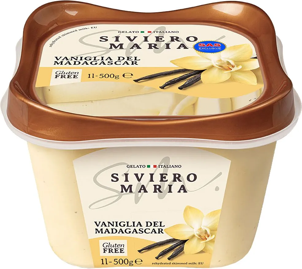 Vanilla ice cream "Siviero Maria Vanilla" 500g