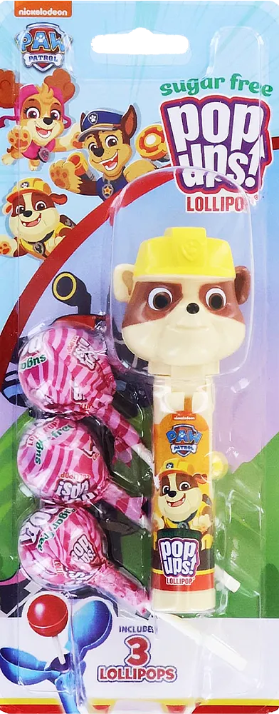 Toy + lollipop "Paw Patrol Pop Ups" 3*10g
