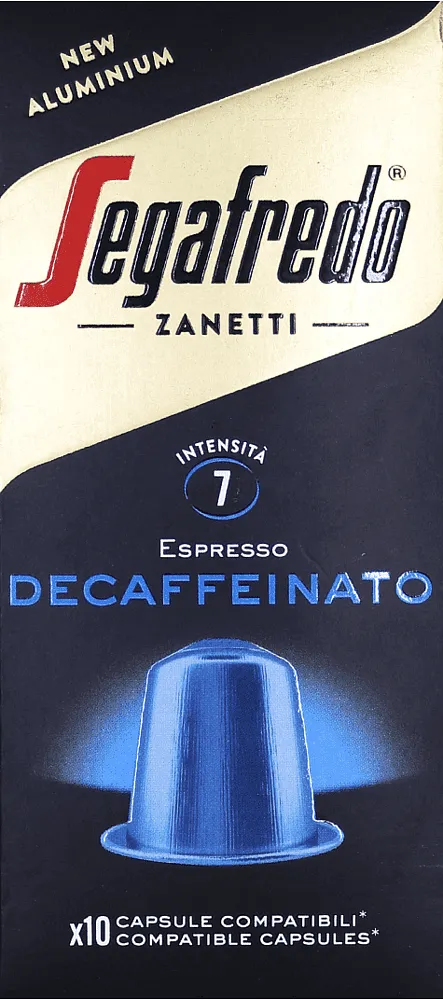 Պատիճ սուրճի «Segafredo Zanetti Decaffeinato» 10հատ, 51գ
