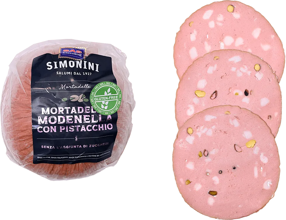 Boiled sausage "Simonini Mortadella"