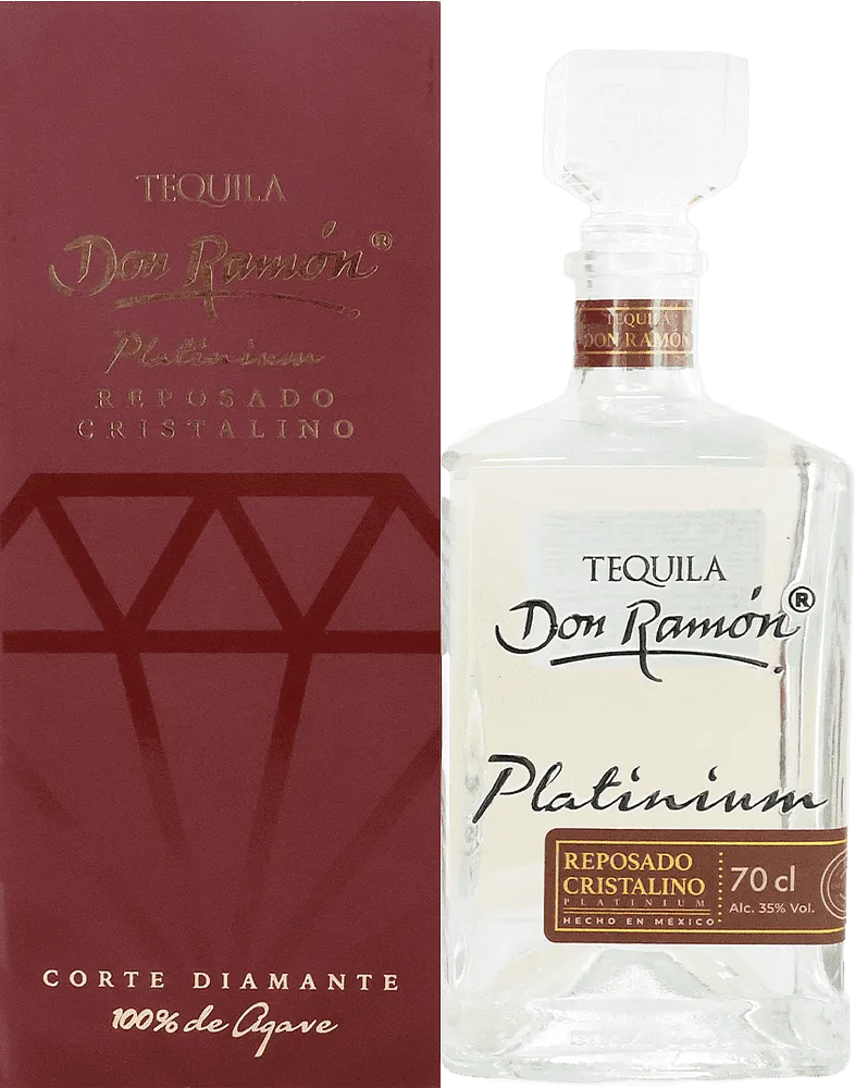 Tequila "Don Ramon Platinium Reposado Cristalino" 700ml
