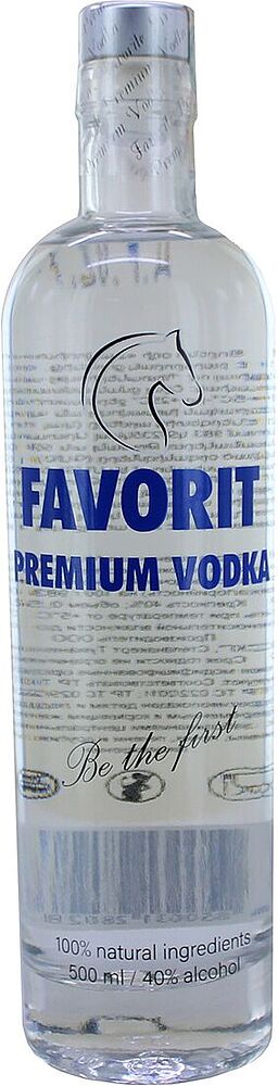 Vodka "Favorit Premium" 0.5l
